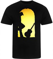 Koszulka Męska Nadruk Z Gitarą Gitara Rock Prezent Premium L