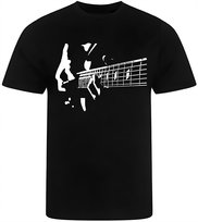 KOSZULKA MĘSKA NADRUK Z GITARĄ GITARA ROCKOWA PREZENT PREMIUM M