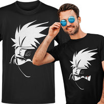 Koszulka męska Naruto Kakashi Hatake Manga Anime L VoloDonum