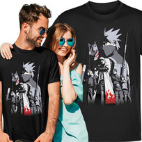 Koszulka męska Naruto Kakashi Manga Anime Shippuden XXL VoloDonum
