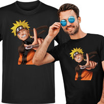 Koszulka męska Naruto Manga Uzumaki Anime L VoloDonum