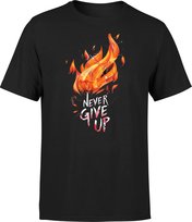 Koszulka męska Never Give Up Nigdy się nie poddawaj motywacyjna T-shirt