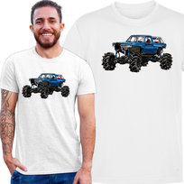 Koszulka męska Niebieski Monster Truck S VoloDonum