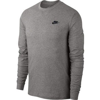 Koszulka męska Nike Club Tee LS szara AR5193 063 - Nike