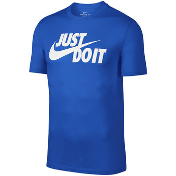 Koszulka męska Nike Tee Just Do It Swoosh niebieska AR5006 480 - Nike
