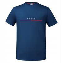 Koszulka męska PARIS elegancki stylowy minimalistyczny wzór T-shirt męski