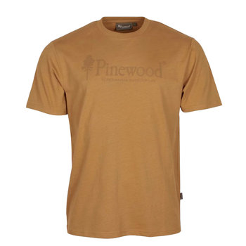 Koszulka męska Pinewood Outdoor Life brązowa XL - PINEWOOD