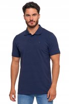 Koszulka Męska Polo Bawełniana Polówka T-Shirt Z Kołnierzykiem Moraj 3Xl Navy