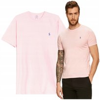 koszulka meska polo ralph lauren bawelniana tshirt meski różowy koszulka meska polo ralph lauren bawelniana tshirt meski różowy PREMIUM r.S