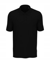 Koszulka męska polo T-shirt Polówka Stedman ST9060 DUŻY ROZMIAR Black 5XL Stedman