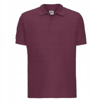 Koszulka męska Polo Ultimate z krótkim rękawem Burgundowy r. L Russell