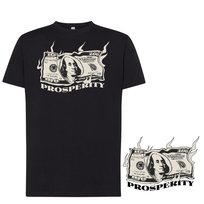 Koszulka męska PROSPERITY banknot 100 dolarów L czarna DEYORA