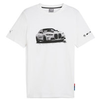 Koszulka męska Puma 63063302 BMW MMS ESS GRAPHIC Biała Puma