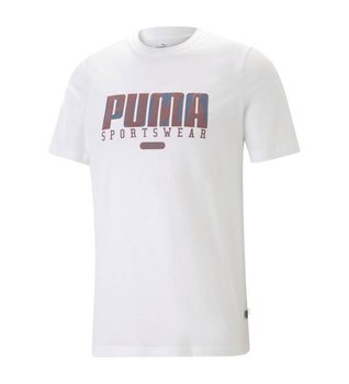 Koszulka męska Puma Graphics Retro biała 67448602-L - Inna marka