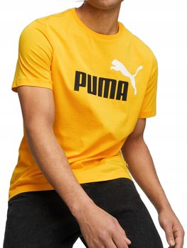 Koszulka Męska Puma Logo 586759-55 Sportowa Żółta Bawełniana L - Puma