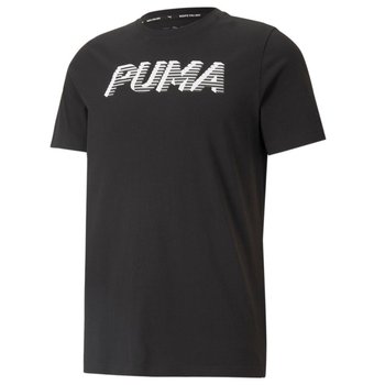 Koszulka męska Puma Modern Sports Logo Tee czarna 585818 01 - Puma