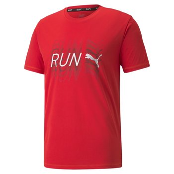 Koszulka męska Puma Run Logo czerwona 52085511-M - Inna marka