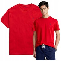 koszulka meska ralph lauren bawelniana tshirt meski czerwony PREMIUM r.M Ralph Lauren