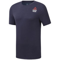 Koszulka męska Reebok DY8459 RC AC + COTTON Niebieska Reebok