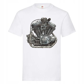 Koszulka męska Serce Motocyklisty Silnik motocyklowy prezent T-shirt męski - Inna marka