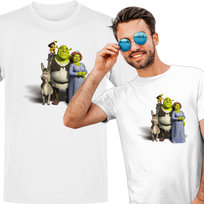 Koszulka męska Shrek Fiona Kot S VoloDonum