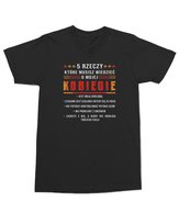 Koszulka męska Śmieszna Zabawna 5 rzeczy o mojej Kobiecie L