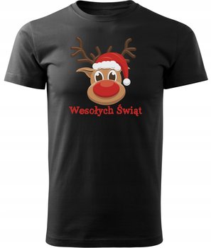 Koszulka Męska Świąteczna Mikołaja Renifer M Y4 - Propaganda