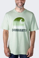 Koszulka męska T-shirt Carhartt Heavyweight C Graphic Tender Green - S Carhartt