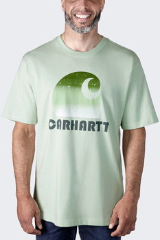 Koszulka męska T-shirt Carhartt Heavyweight C Graphic Tender Green - S - Carhartt