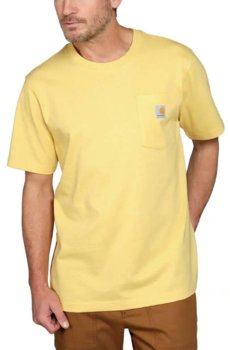 Koszulka męska T-shirt Carhartt Heavyweight Pocket K87 Y36 Sundance Heather - XS - Carhartt