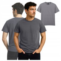 Koszulka męska T-Shirt ciemnoszary GILDAN 100% Bawełna Amerykańska r. XL GILDAN