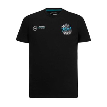 Koszulka męska t-shirt czarna Tour Mercedes AMG Petronas Motorsport F1 - S - Mercedes AMG Petronas F1 Team