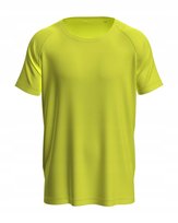 Koszulka męska T-shirt Stedman Active 140 Raglan Men ST8410 Cyber Yellow L