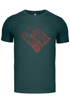 Koszulka męska T-shirt z modalu Alpinus Skilbrum zielony - L - Alpinus