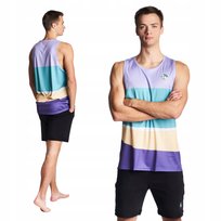 Koszulka męska tank surfing / wakeboard / kitesurfing fioletowa S Cuna Inna marka