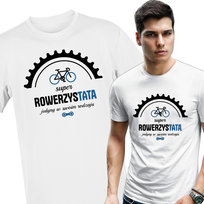 Koszulka męska Tata Super Rowerzysta L VoloDonum