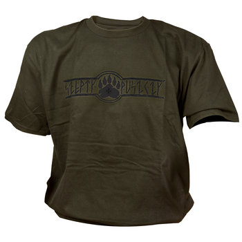 Koszulka męska TigerWood Szepty Puszczy zielona 2XL - Tigerwood