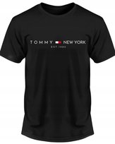 Koszulka męska TOMMY NEW YORK EST.1985 czarna T-shirt męski