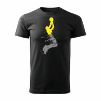 Koszulka męska TOPSLANG Basketball, czarna, rozmiar S