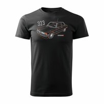 Koszulka męska TOPSLANG BMW 323, czarna, rozmiar M