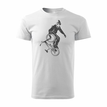 Koszulka męska TOPSLANG BMX skater, biała, rozmiar M - Topslang
