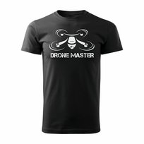 Koszulka męska TOPSLANG Drone Master, czarna, rozmiar M