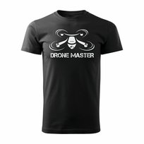 Koszulka męska TOPSLANG Drone Master, czarna, rozmiar XXL