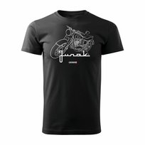 Koszulka męska TOPSLANG Junak 2, czarna, rozmiar XL