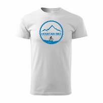 Koszulka męska TOPSLANG Mountain Bike MTB, biała, rozmiar M