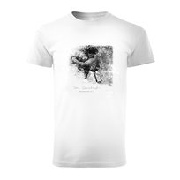 Koszulka męska TOPSLANG Muhammad Ali, biała, rozmiar XL