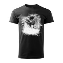 Koszulka męska TOPSLANG Muhammad Ali, czarna, rozmiar S