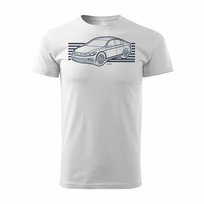 Koszulka męska TOPSLANG VW Passat 1, biała, rozmiar L