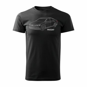 Koszulka męska TOPSLANG VW Passat 2, czarna, rozmiar XXL - Topslang