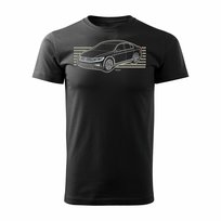 Koszulka męska TOPSLANG VW Passat 3, czarna, rozmiar XXL